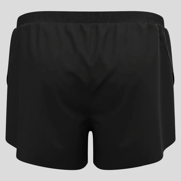 Odlo Shorts The Zeroweight 3 Inch Split Running Shorts Black 8211 Men