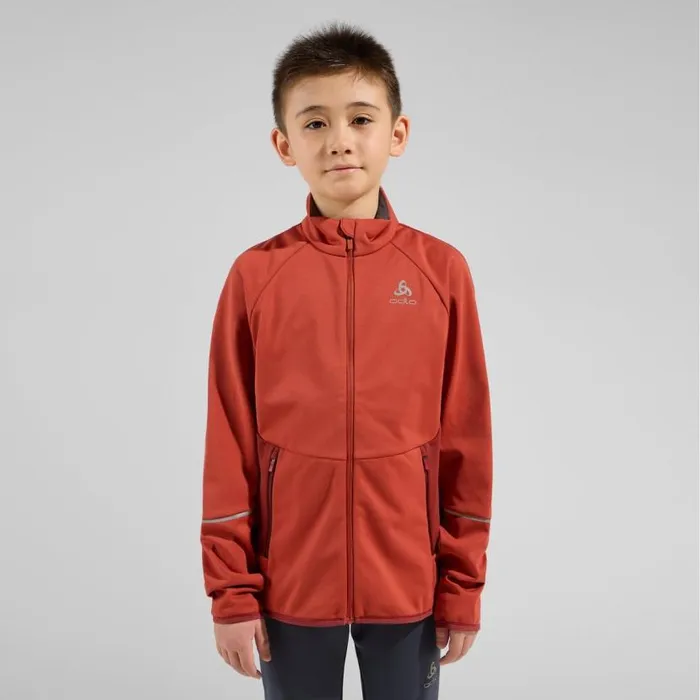 Odlo Ski and Snow The Brensholmen Junior CrossCountry Jacket Cinnabar 8211 Spiced Apple 8211 Kids Odlo Ski and Snow The Brensholmen Junior CrossCountry Jacket Cinnabar 8211 Spiced Apple 8211 Kids