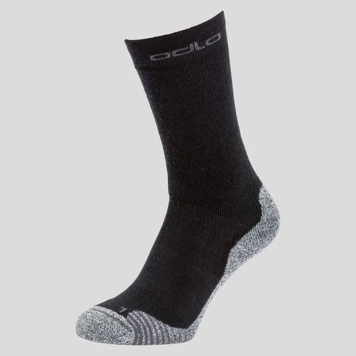 Odlo Socks The Active XWarm Hiking Unisex Crew Socks Black 8211 WomenMen