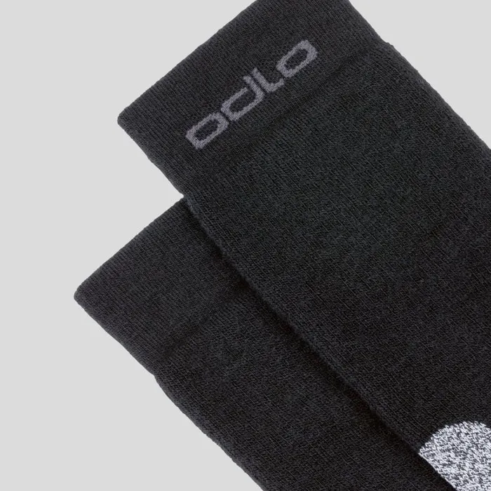 Odlo Socks The Active XWarm Hiking Unisex Crew Socks Black 8211 WomenMen