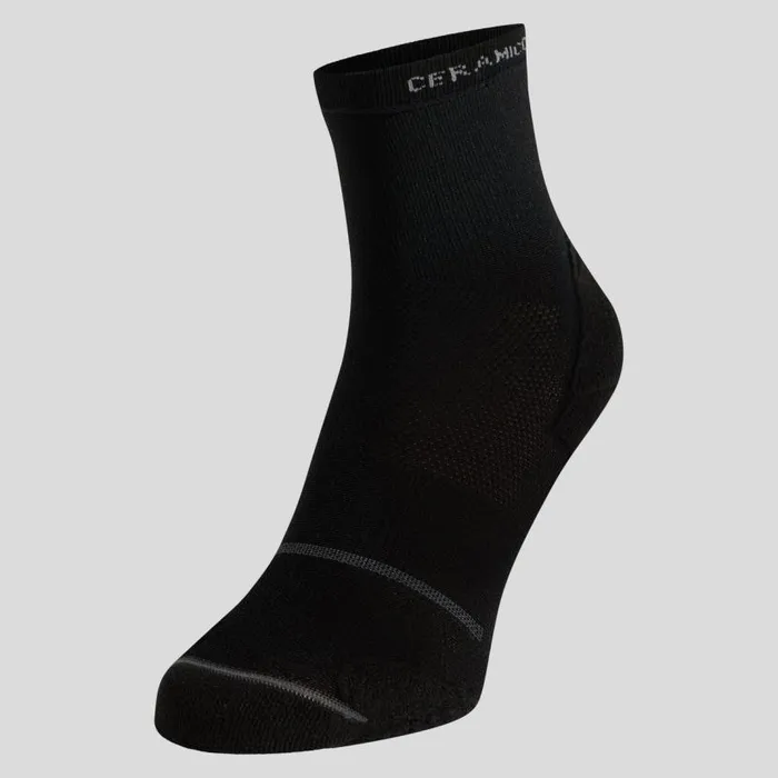 Odlo Socks The Ceramicool Reflective Micro Crew Cycling Socks Black 8211 WomenMen Odlo Socks The Ceramicool Reflective Micro Crew Cycling Socks Black 8211 WomenMen