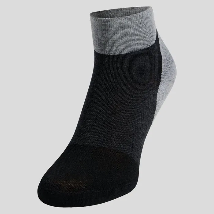 Odlo Socks The Performance Wool Quarter Hiking Socks Black 8211 New Odlo Graphite Grey 8211 WomenMen Odlo Socks The Performance Wool Quarter Hiking Socks Black 8211 New Odlo Graphite Grey 8211 WomenMen