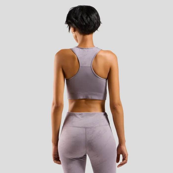 Odlo Sports Bras The Essentials Print Bralette Gray Ridge 8211 Women