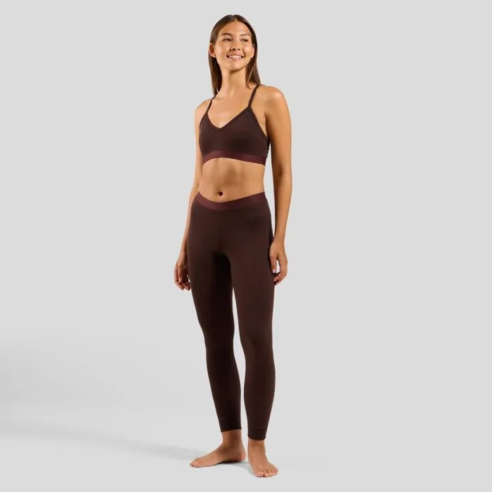 Odlo Sports Bras The Natural Merino Soft Sports Bra Fudge 8211 Women