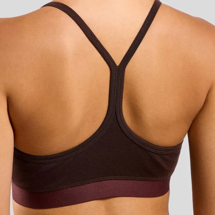 Odlo Sports Bras The Natural Merino Soft Sports Bra Fudge 8211 Women