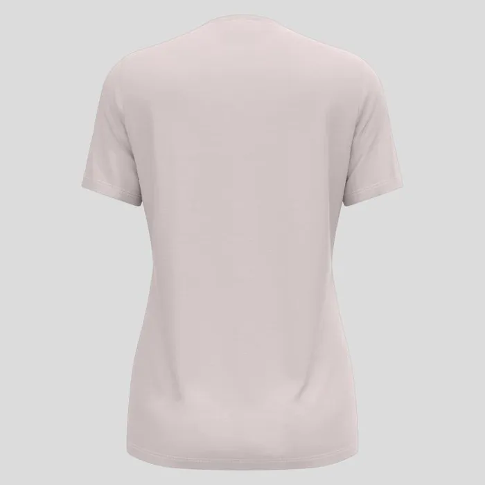 Odlo Tshirts and Polos Ascent Merino 160 Tree Logo TShirt Silver Cloud 8211 Women
