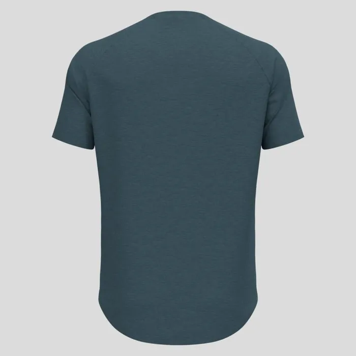 Odlo Tshirts and Polos Ascent Performance Wool 130 Run Bike Hike TShirt Dark Slate Melange 8211 Men