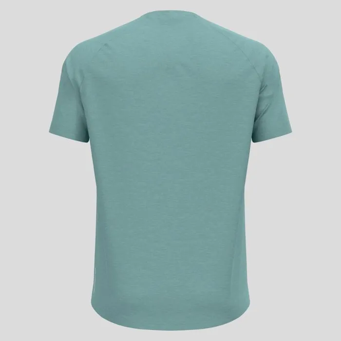 Odlo Tshirts and Polos Ascent Performance Wool 130 Topography TShirt Arctic Melange 8211 Men