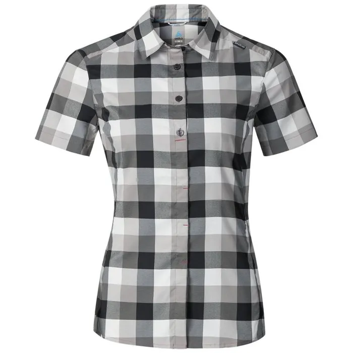 Odlo Tshirts and Polos Fairview Blouse Black 8211 Odlo Concrete Grey 8211 White 8211 Check 8211 Women Odlo Tshirts and Polos Fairview Blouse Black 8211 Odlo Concrete Grey 8211 White 8211 Check 8211 Women