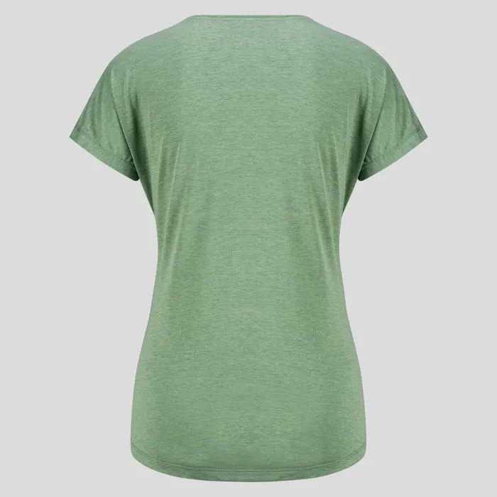 Odlo Tshirts and Polos The Ascent 365 Sharp TShirt Loden Frost Melange 8211 Women