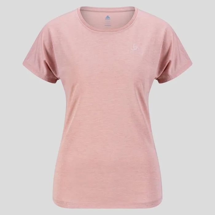 Odlo Tshirts and Polos The Ascent 365 TShirt Pale Mauve Melange 8211 Women