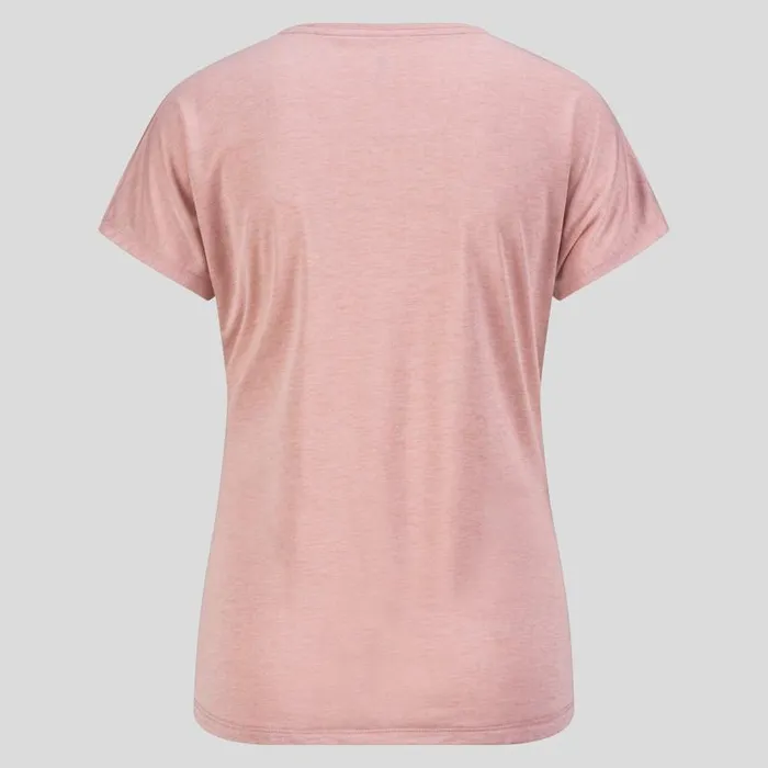 Odlo Tshirts and Polos The Ascent 365 TShirt Pale Mauve Melange 8211 Women