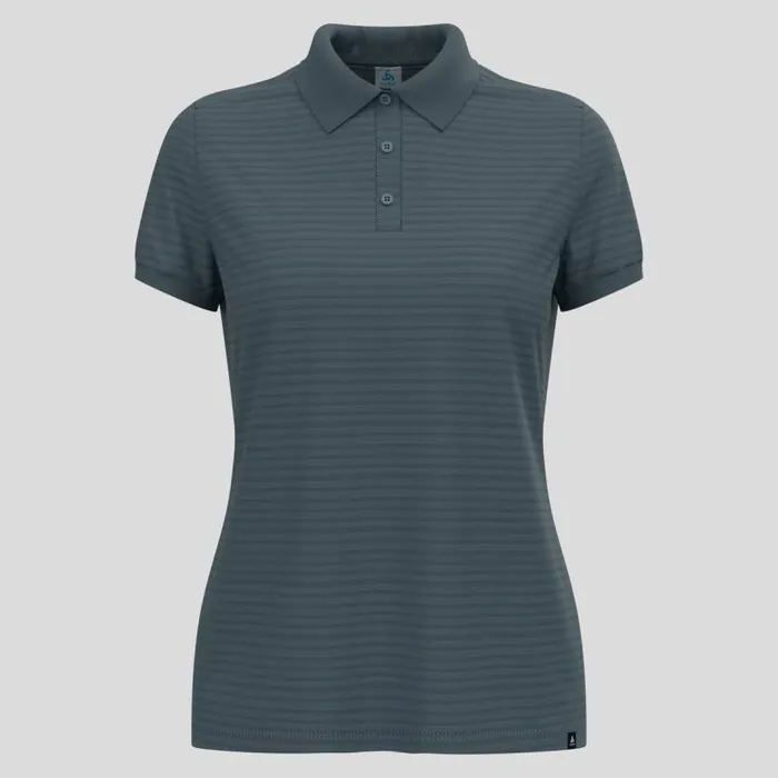 Odlo Tshirts and Polos The Ascent Natural Polo Shirt Dark Slate 8211 Women