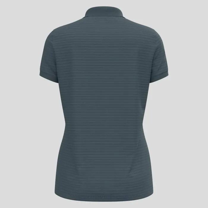 Odlo Tshirts and Polos The Ascent Natural Polo Shirt Dark Slate 8211 Women