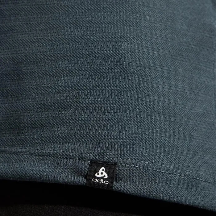 Odlo Tshirts and Polos The Ascent Natural Polo Shirt Dark Slate 8211 Women