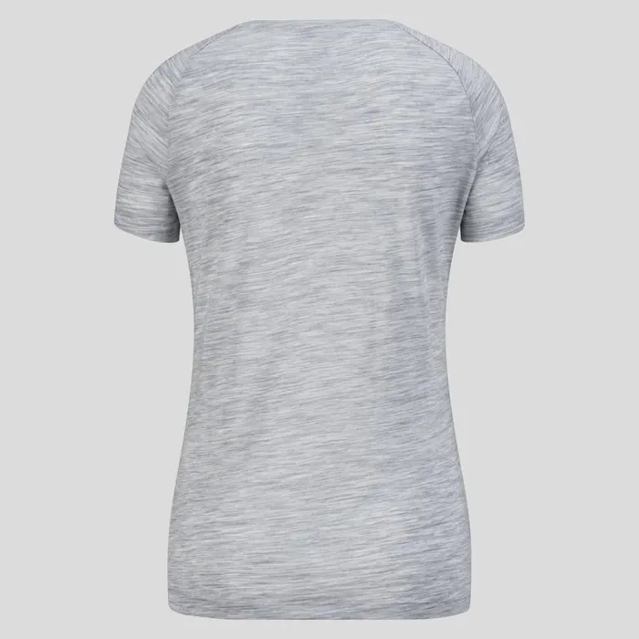 Odlo Tshirts and Polos The Ascent Performance Wool 130 Trees TShirt Grey Melange 8211 Women