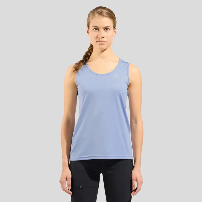 Odlo Tshirts and Polos The Cardada Singlet Blue Heron 8211 Women