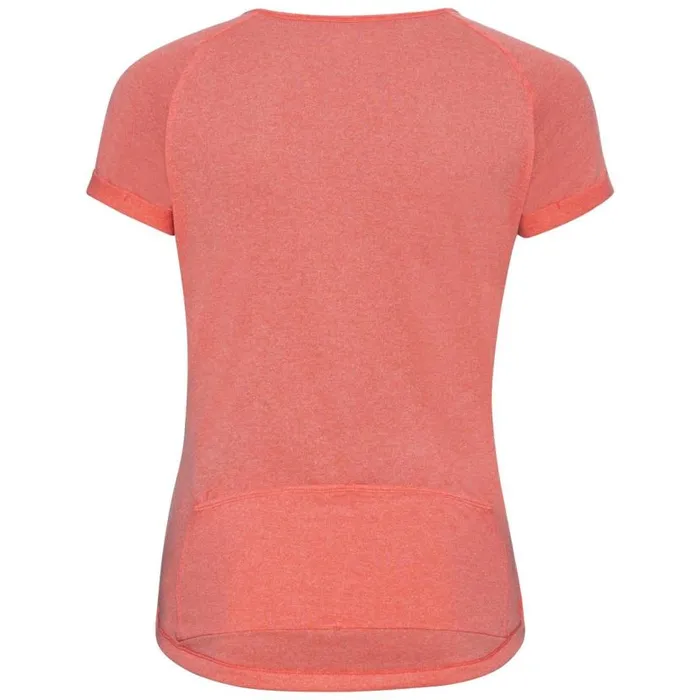 Odlo Tshirts and Polos The Essentials Cycling TShirt Hot Coral Melange 8211 Women