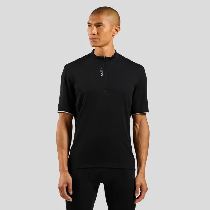 Odlo Tshirts and Polos The Essentials HalfZip Jersey Black 8211 Men