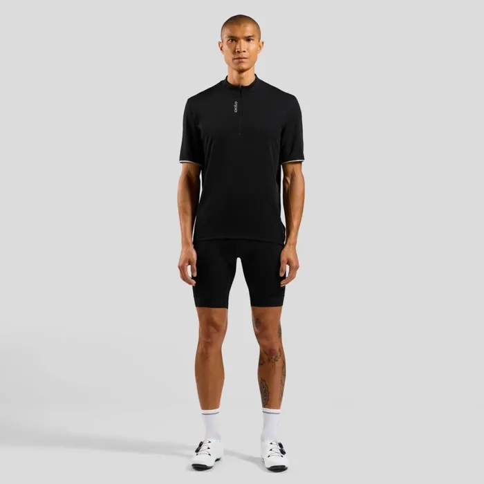 Odlo Tshirts and Polos The Essentials HalfZip Jersey Black 8211 Men