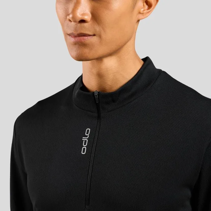 Odlo Tshirts and Polos The Essentials HalfZip Jersey Black 8211 Men