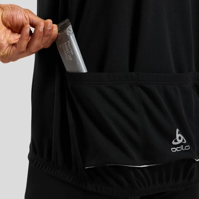 Odlo Tshirts and Polos The Essentials HalfZip Jersey Black 8211 Men