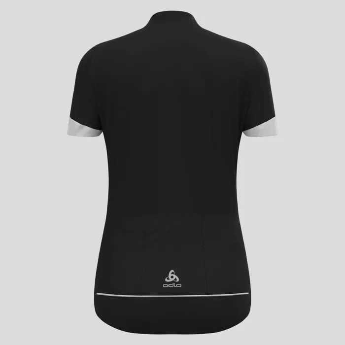 Odlo Tshirts and Polos The Essentials HalfZip Jersey Black 8211 White 8211 Women
