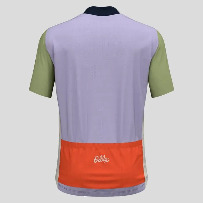 Odlo Tshirts and Polos The Essentials Heritage Cycling Jersey Dark Sapphire 8211 Men
