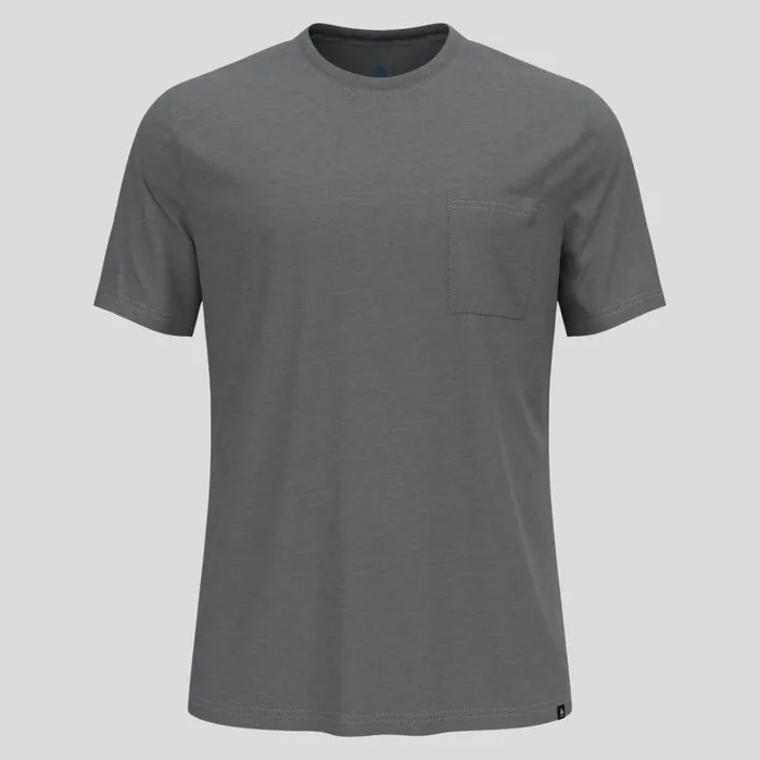 Odlo Tshirts and Polos The Essentials Natural TShirt Grey Melange 8211 Men