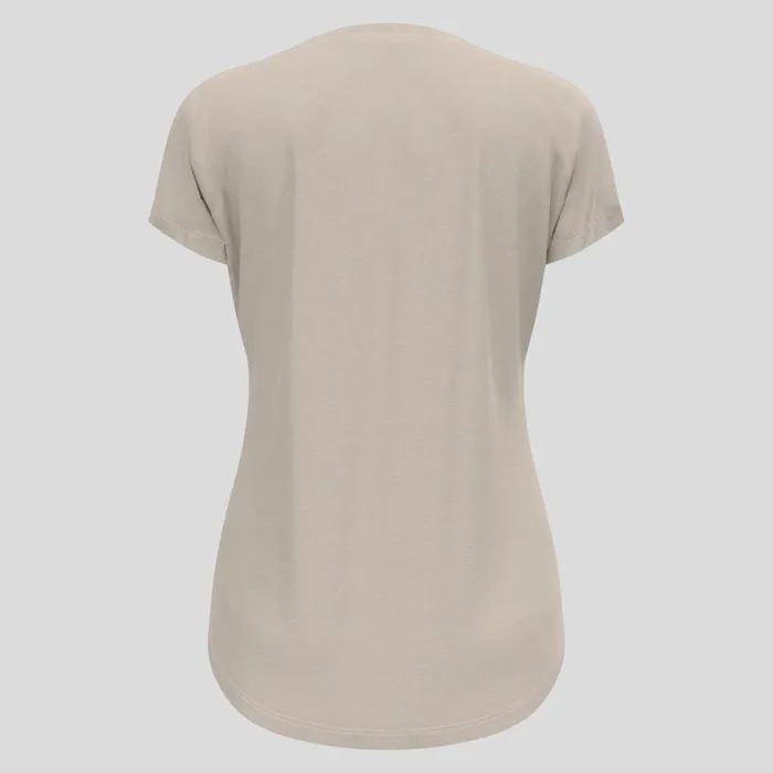 Odlo Tshirts and Polos The Essentials Natural TShirt Silver Cloud Melange 8211 Women