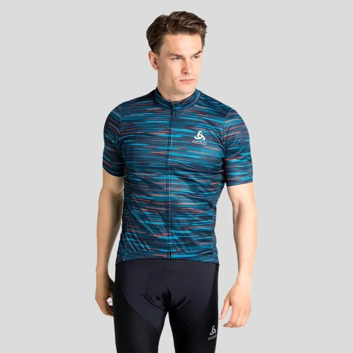 Odlo Tshirts and Polos The Essentials Print Jersey Deep Dive 8211 Men