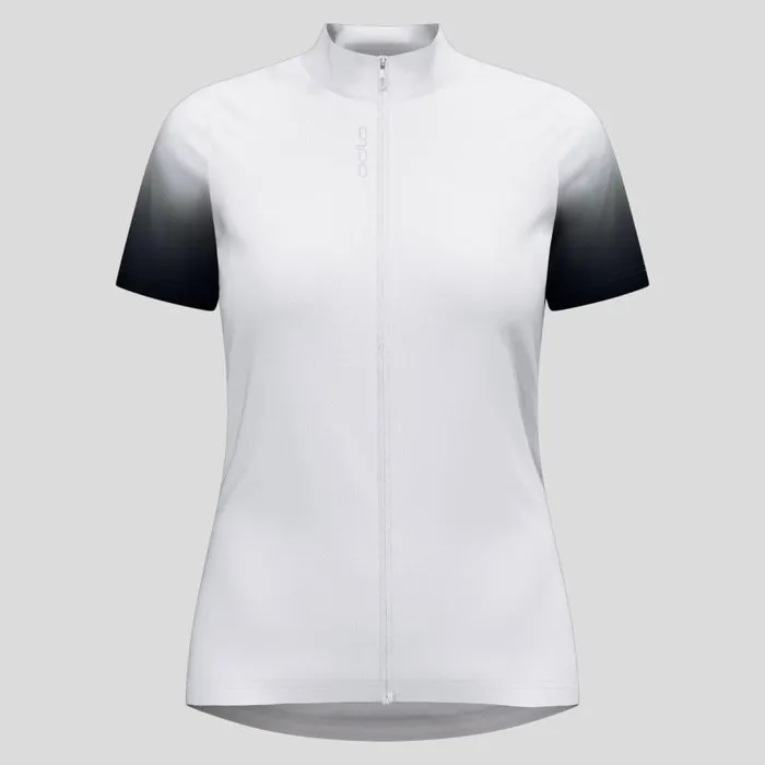 Odlo Tshirts and Polos The Essentials Short Sleeve Cycling Jersey White 8211 Women