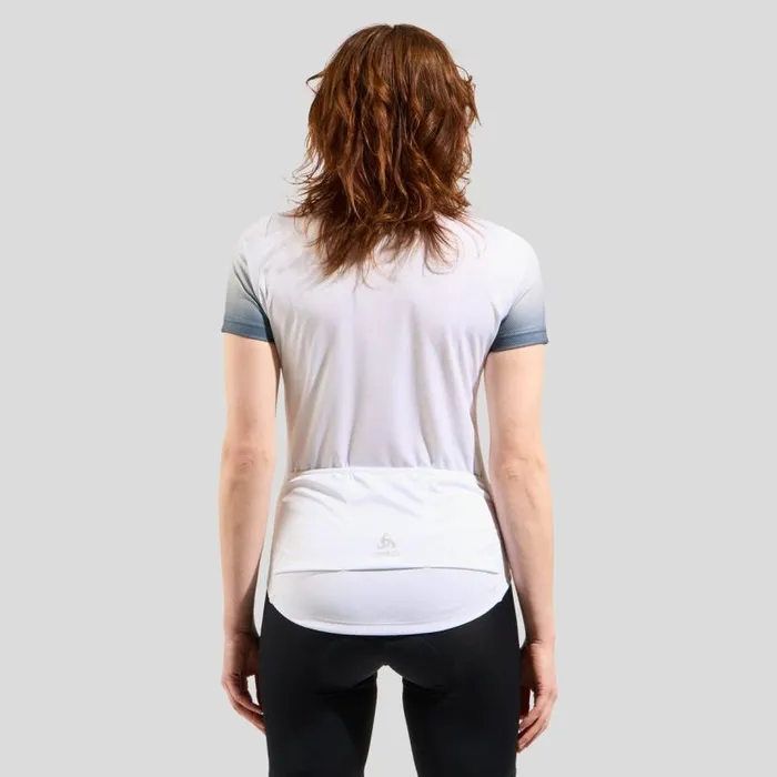 Odlo Tshirts and Polos The Essentials Short Sleeve Cycling Jersey White 8211 Women