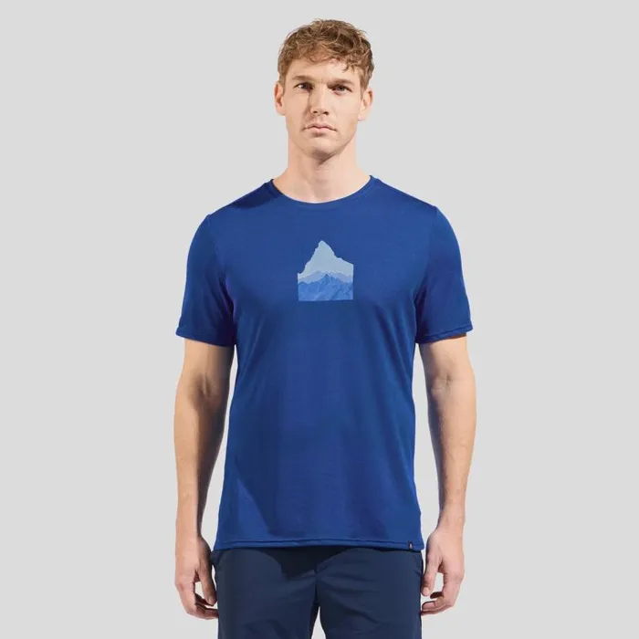 Odlo Tshirts and Polos The FDry Mountain TShirt Limoges 8211 Men