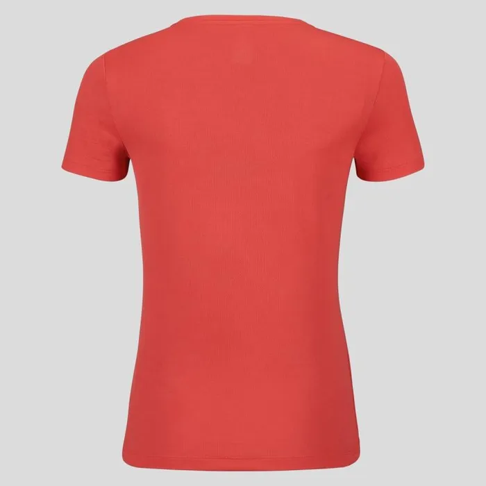 Odlo Tshirts and Polos The FDry VNeck TShirt Cayenne 8211 Women