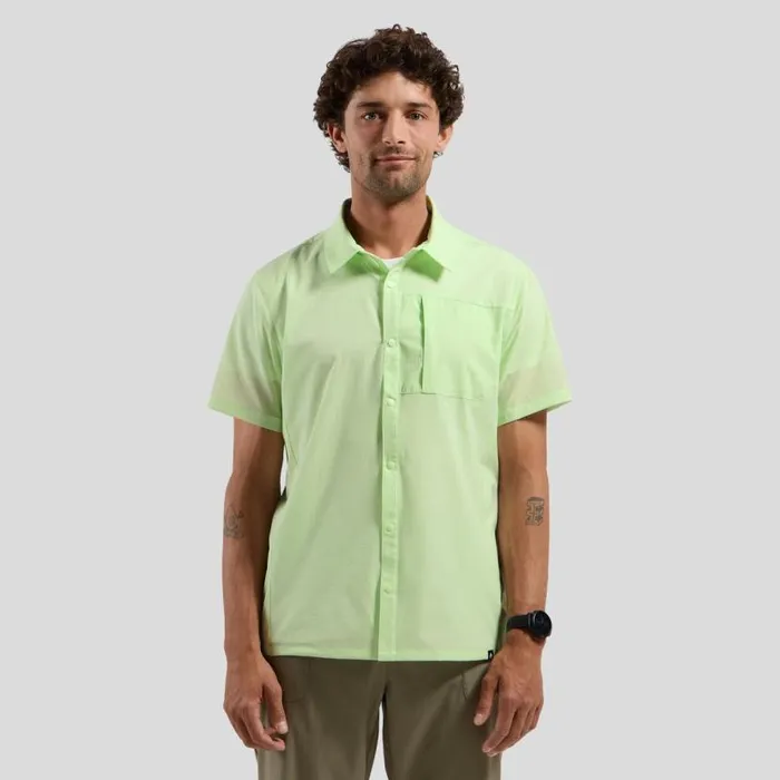 Odlo Tshirts and Polos The Hyper Contrast Short Sleeve Hiking Shirt Ambrosia 8211 Men