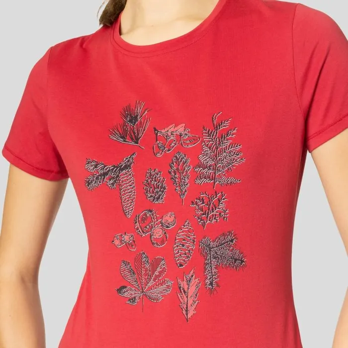 Odlo Tshirts and Polos The Kumano Forest TShirt American Beauty 8211 Women