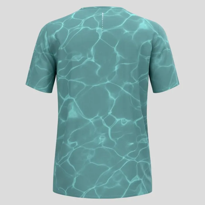 Odlo Tshirts and Polos The Pow Zeroweight ChillTec Running TShirt Arctic 8211 Men
