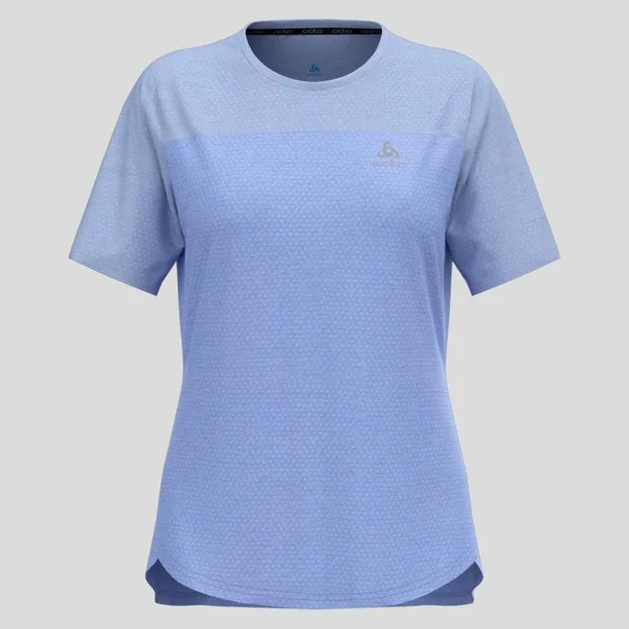 Odlo Tshirts and Polos The XAlp Linencool Mtb Tee Persian Jewel 8211 Blue Heron 8211 Women
