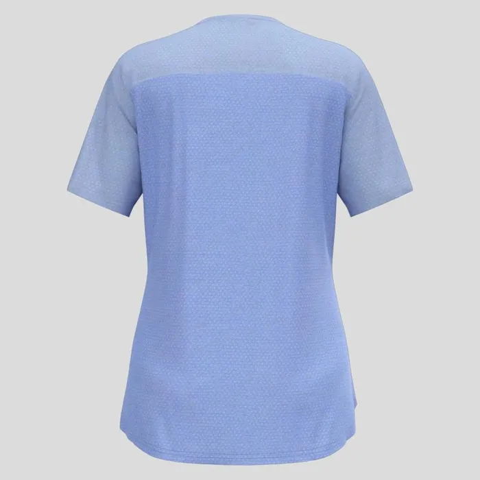 Odlo Tshirts and Polos The XAlp Linencool Mtb Tee Persian Jewel 8211 Blue Heron 8211 Women
