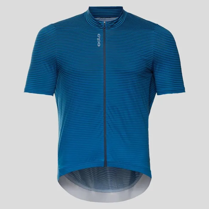 Odlo Tshirts and Polos The Zeroweight ChillTec Jersey Blue Wing Teal 8211 Indigo Bunting 8211 Men