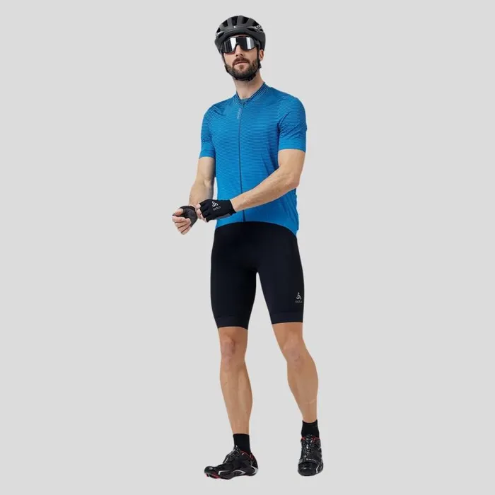 Odlo Tshirts and Polos The Zeroweight ChillTec Jersey Blue Wing Teal 8211 Indigo Bunting 8211 Men
