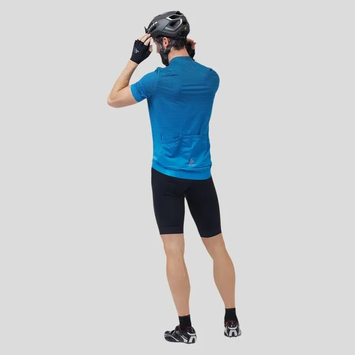Odlo Tshirts and Polos The Zeroweight ChillTec Jersey Blue Wing Teal 8211 Indigo Bunting 8211 Men