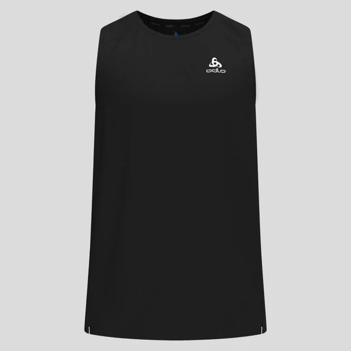Odlo Tshirts and Polos The Zeroweight ChillTec Running Tank Black 8211 Men