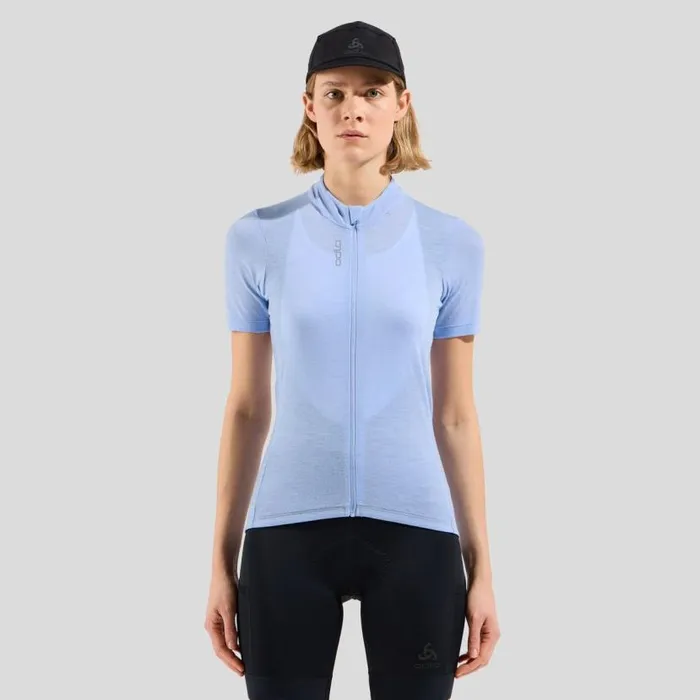 Odlo Tshirts and Polos The Zeroweight Performance Wool 125 Cycling Jersey Blue Heron Melange 8211 Women Odlo Tshirts and Polos The Zeroweight Performance Wool 125 Cycling Jersey Blue Heron Melange 8211 Women