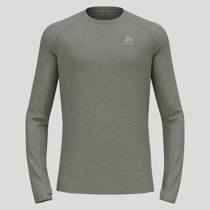 Odlo Trail Running The XAlp Performance Wool 115 Trail Running Long Sleeve TShirt Grey Melange 8211 Men