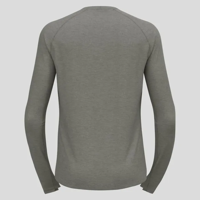 Odlo Trail Running The XAlp Performance Wool 115 Trail Running Long Sleeve TShirt Grey Melange 8211 Men