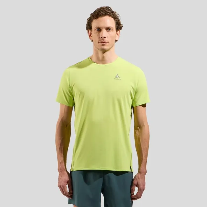 Odlo Trail Running The Zeroweight ChillTec TShirt Sharp Green 8211 Men