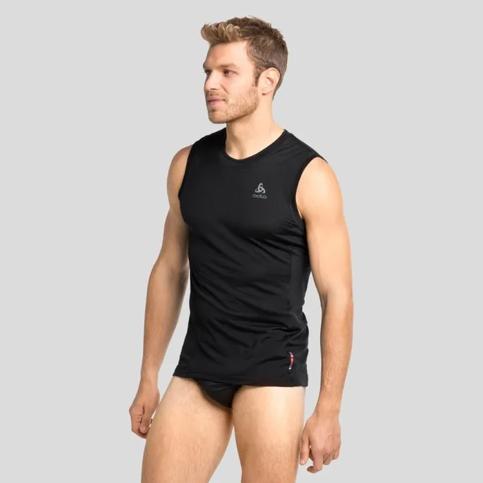 Odlo Training The Performance Wool Light Base Layer Singlet Black 8211 Men