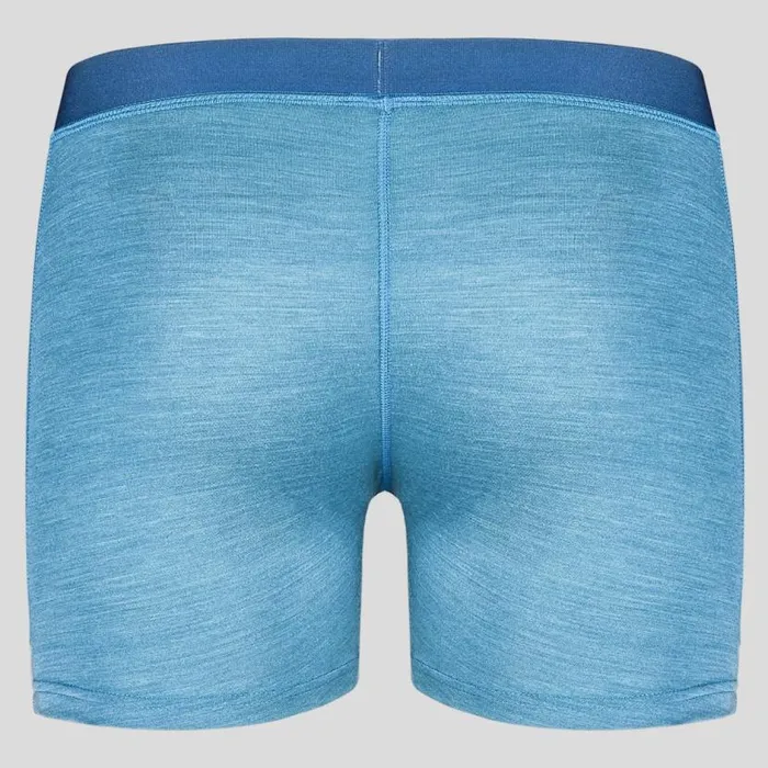 Odlo Underwear The Natural Performance Wool 130 Boxers Saxony Blue Melange 8211 Men